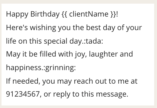 Automation Enrolment for Birthday Wishes – Goalsmapper Helpdesk